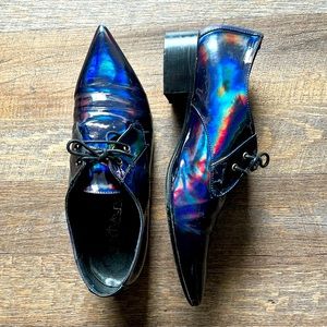 Oil Slick Pointed Oxfords • Sixtyseven